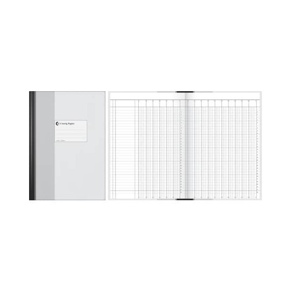 4400092850242 - Spaltenbuch 86-1195603 A4 96 Blatt mit Kopfleiste 16 Spalten über 2 Seiten 4400092850242 Coswig