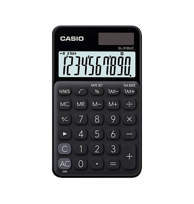 CASIO SL-310UC Taschenrechner schwarz