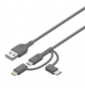 GP USB 2.0 A Kabel 1,0 m grau