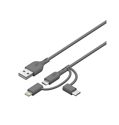 GP USB 2.0 A Kabel 1,0 m grau