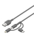 GP USB 2.0 A Kabel 1,0 m grau