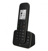 Sinus A 207 Schnurlostelefon mit Anrufbeantworter schwarz