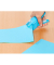 KOKUYO Klammerloses Heftgerät MEDIUM + hellblau