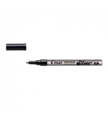 Lackmarker SUPER COLOR, 4070054, Stift, silber, 1mm Rundspitze