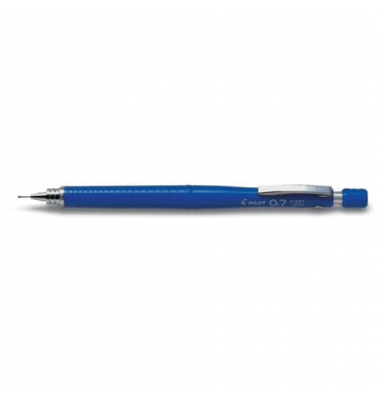 Druckbleistift H-327, H327L 3016003, H&auml;rte HB, 0,7mm, blau, mit Radiergummi