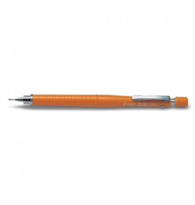 Druckbleistift H-329, H-329-O 3017006, H&auml;rte HB, 0,9mm, orange, mit Radiergummi
