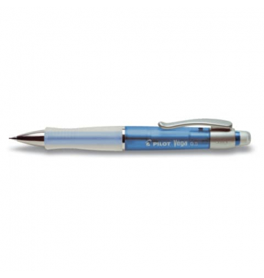 Druckbleistift Véga, H-145-V-L, blau/transparent, 0,5mm, HB