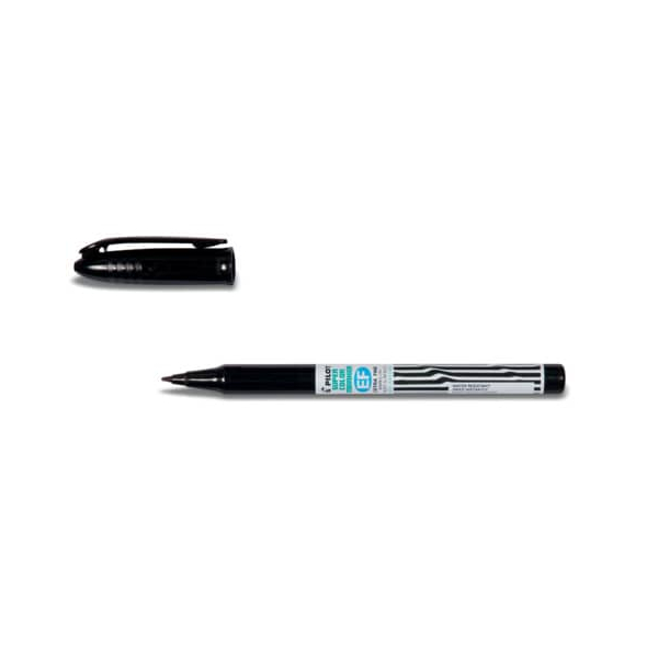 12 x Pilot Permanentmarker Extra Fein1mm Rundspitze schwarz