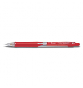 Druckbleistift Progrex, H-125C-SL-R-BG 3071702, Härte HB, 0,5mm, rot, mit Radiergummi