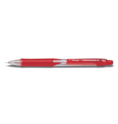 Druckbleistift Progrex, 3071702, H&auml;rte HB, 0,5mm, rot, mit Radiergummi