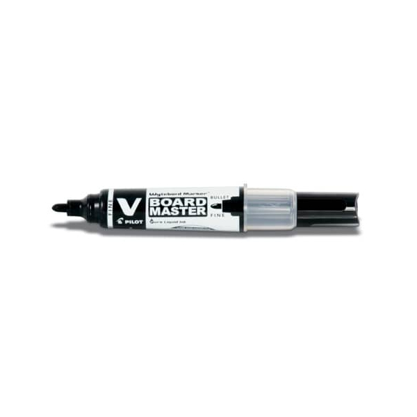 10 Stück Pilot Boardmarker V-Board Master BeGreen, 5082701, schwarz, 1,7mm Rundspitze 4902505386718 Pilot