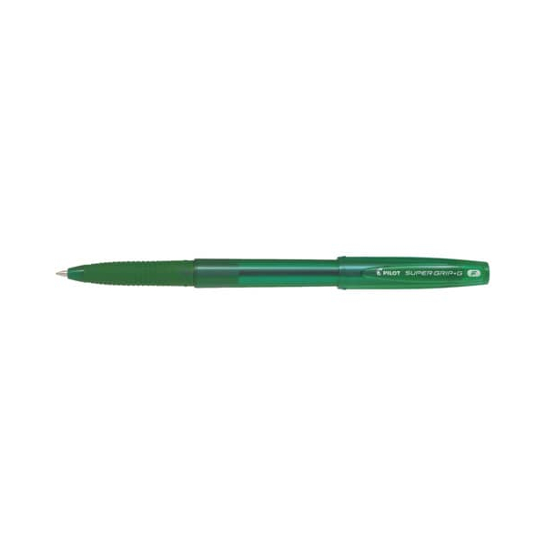 12 Stück Pilot Kugelschreiber SUPER GRIP G BPS-GG-F-G 2031004, grün, 0,3mm, nachfüllbar 4902505524233 Pilot