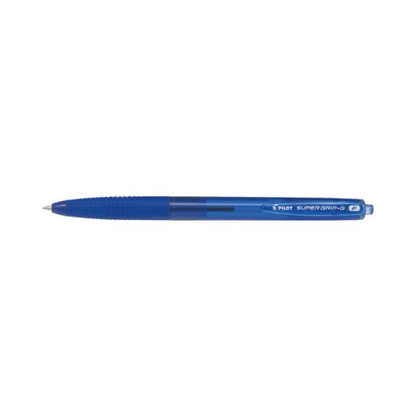 12 Stück Pilot Kugelschreiber Super Grip G fein retractable BPGG-8R-F BPGG-8R-F-LL, blau, 0,3mm, nachfüllbar 4902505524387 Pilot