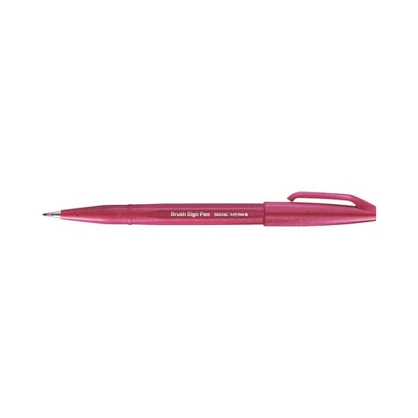 4902506364999 - Kalligrafiestift Sign Pen Brush - Pinselspitze burgunderrot 4902506364999 SES15C-B2X 4902506364999 - Kalligrafiestift Sign Pen Brush - Pinselspitze burgunderrot 4902506364999 SES15C-B2X