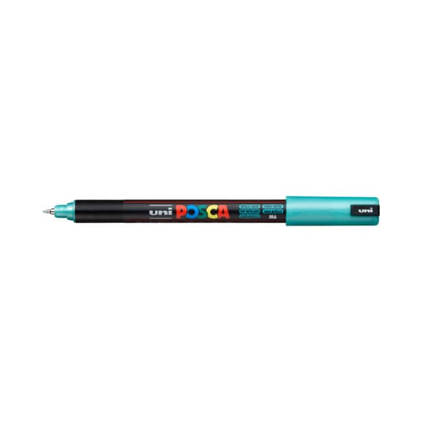 6 Stück UNI-POSCA Marker metallicgrün 4902778089880 UNI-POSCA
