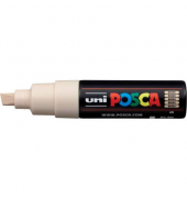 Lackmarker UNI POSCA PC-8K, 182672, Stift, beige, 8mm Keilspitze