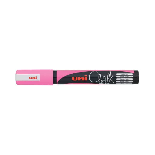 6 Stück Faber-Castell Kreidemarker uni Chalk PWE-5M, 186228, pink, 1,8-2,5mm Rundspitze 4902778140055 Faber-Castell