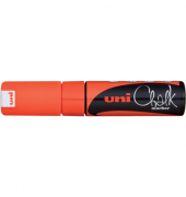Kreidemarker Uni Chalk PWE-8K, 186415, orange, bis 8mm Keilspitze