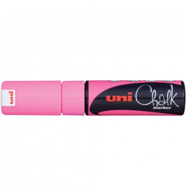 Kreidemarker Uni Chalk PWE-8K, 186428, pink, bis 8mm Keilspitze