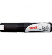 Kreidemarker Uni Chalk PWE-8K, 186499, schwarz, bis 8mm Keilspitze