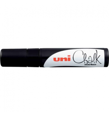Kreidemarker Uni Chalk PWE-17K, 186699, schwarz, 15mm Keilspitze