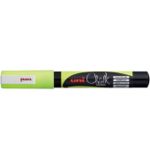 Kreidemarker uni Chalk PWE-3MS, 186107, gelb, 0,9-1,3mm Rundspitze