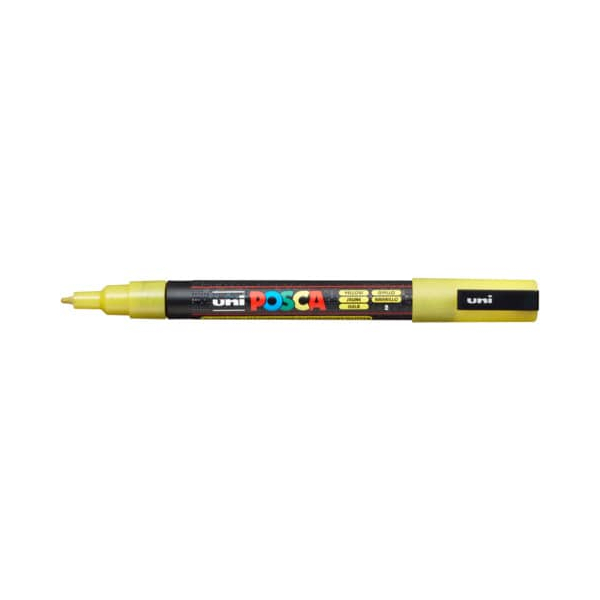 6 Stück UNI-POSCA Pigmentmarker Glitter gelb 4902778197943 UNI-POSCA