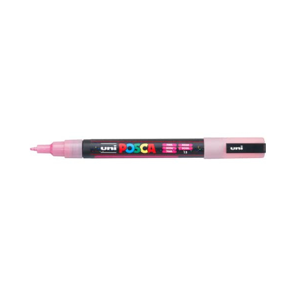 6 Stück UNI-POSCA Pigmentmarker Glitter rosa 4902778198001 UNI-POSCA