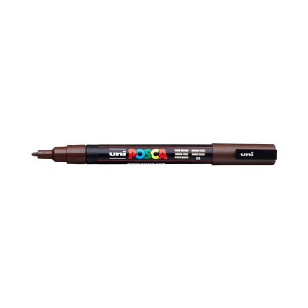 6 Stück UNI-POSCA Pigmentmarker dunkelbraun 4902778202319 UNI-POSCA