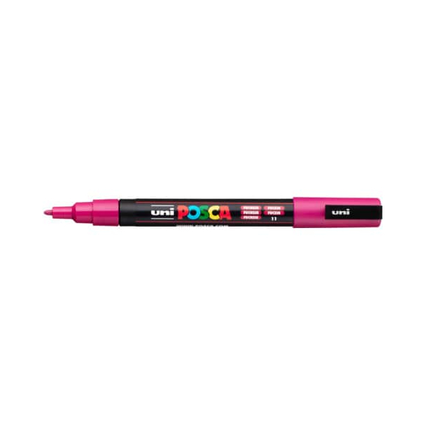 6 Stück UNI-POSCA Pigmentmarker fuchsia 4902778202340 UNI-POSCA