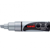 Kreidemarker Uni Chalk silber