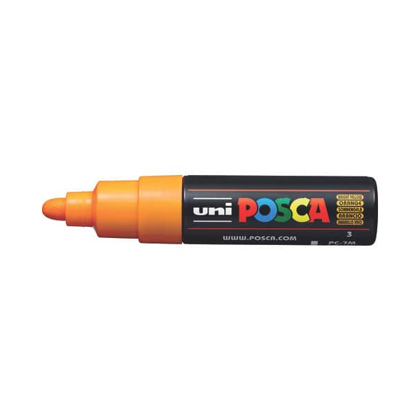 6 Stück UNI-POSCA Marker 4,8 - 5,5mm sonnengelb 4902778228272 UNI-POSCA