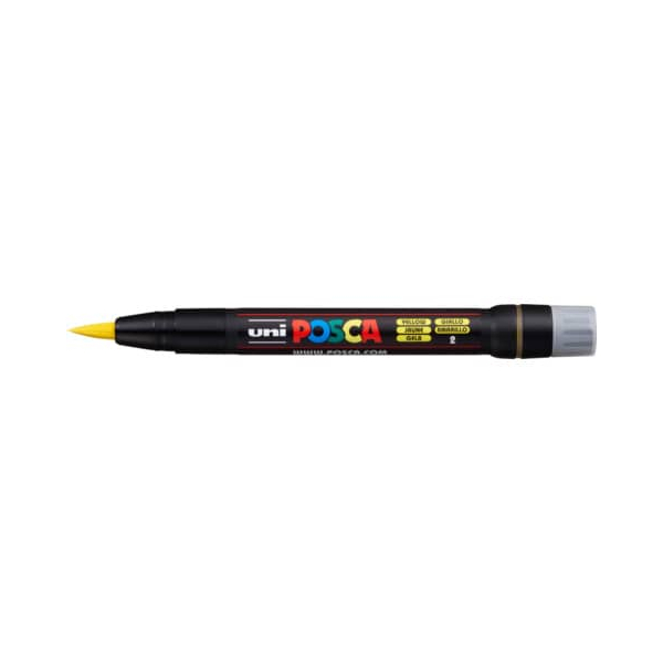 5 Stück UNI-POSCA Tuschestift gelb 4902778559697 UNI-POSCA