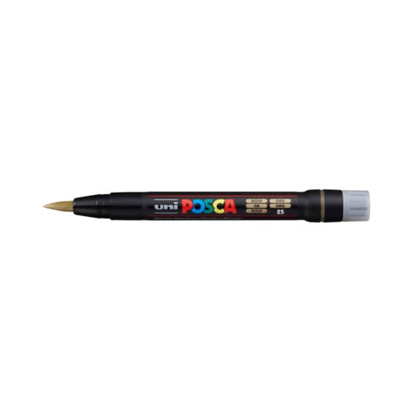 5 Stück UNI-POSCA Tuschestift gold 4902778665831 UNI-POSCA