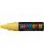 Lackmarker UNI POSCA, 182607, Stift, gelb, 8mm Keilspitze