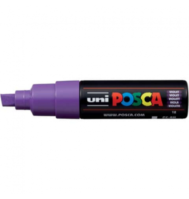 Lackmarker UNI POSCA PC-8K, 182634, Stift, violett, 8mm Keilspitze