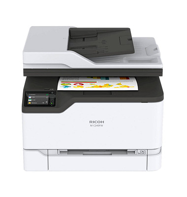 RICOH M C240FW 4 in 1 Farblaser-Multifunktionsdrucker weiß