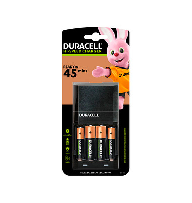 DURACELL Hi-Speed Akku-Schnellladegerät inkl. Akkus