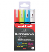 Kreidemarker 4ST Uni Chalk sort.