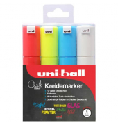 Kreidemarker 4ST Uni Chalk sort.