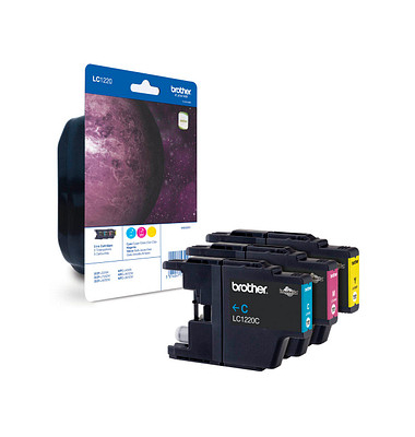 LC-1220RBWBPDR cyan, magenta, gelb Tintenpatronen