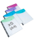 Dokumententasche 1630, A4, je 1x gr&uuml;n/blau/t&uuml;rkis/violett/pink, Polypropylen (PP), Druckverschlu&szlig;