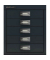 BISLEY MultiDrawer™ L125 Schubladenschrank schwarz mit 5 Schubladen 27,9 x 38,0 x 32,5 cm