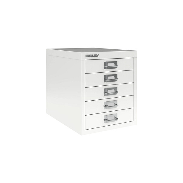 5020073768701 - MultiDrawer? L125 Schubladenschrank verkehrsweiß mit 5 Schubladen 279 x 380 x 325 cm 5020073768701 BISLEY