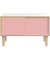 BISLEY Sideboard Poise POS1007W620 verkehrsweiß, rosa 2 Fachböden 100,0 x 45,0 x 62,1 cm