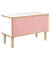 BISLEY Sideboard Poise POS1007W620 verkehrsweiß, rosa 2 Fachböden 100,0 x 45,0 x 62,1 cm