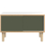 BISLEY Sideboard Poise POS1007W623 verkehrsweiß, olivegrün 2 Fachböden 100,0 x 45,0 x 62,1 cm
