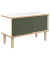 BISLEY Sideboard Poise POS1007W623 verkehrsweiß, olivegrün 2 Fachböden 100,0 x 45,0 x 62,1 cm