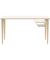 Schreibtisch Poise, 74cm (H), 140x60cm (BxT), rechteckig, wei&szlig; / eiche