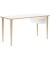 Schreibtisch Poise, 74cm (H), 140x60cm (BxT), rechteckig, weiß / eiche hell